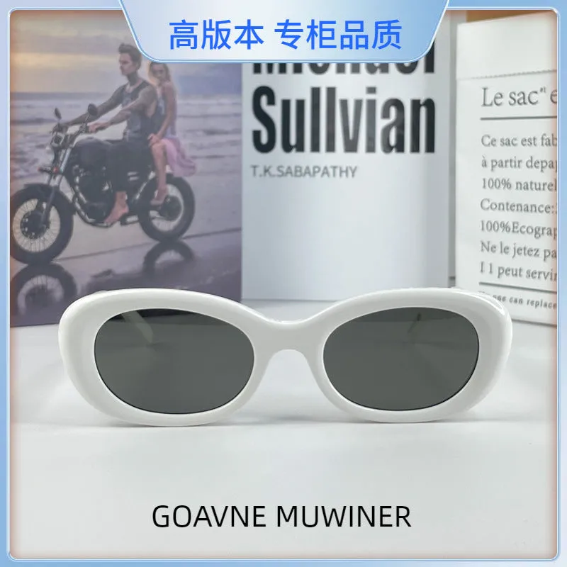 Sunglasses sun Shades Magila Co Branded Small round Rim Three Dimensional Modeling Personalized unisex