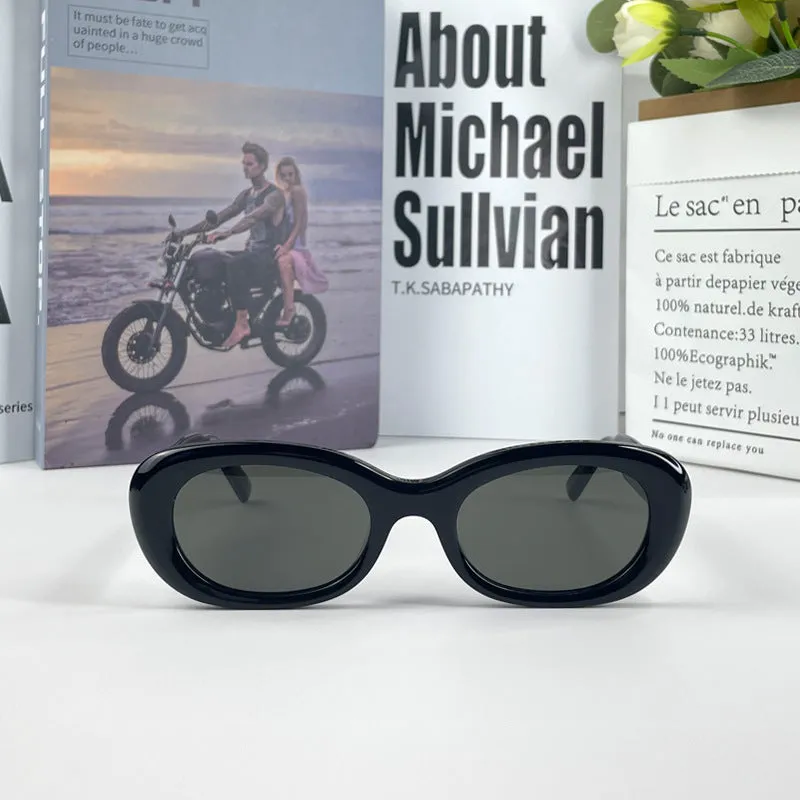 Sunglasses sun Shades Magila Co Branded Small round Rim Three Dimensional Modeling Personalized unisex