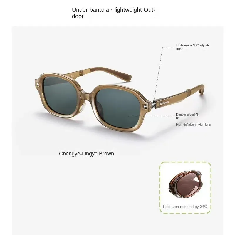 Sunglasses sun Shades Men's and Women's Fashionable UV Protection Foldable Driving shade Polarized unisex