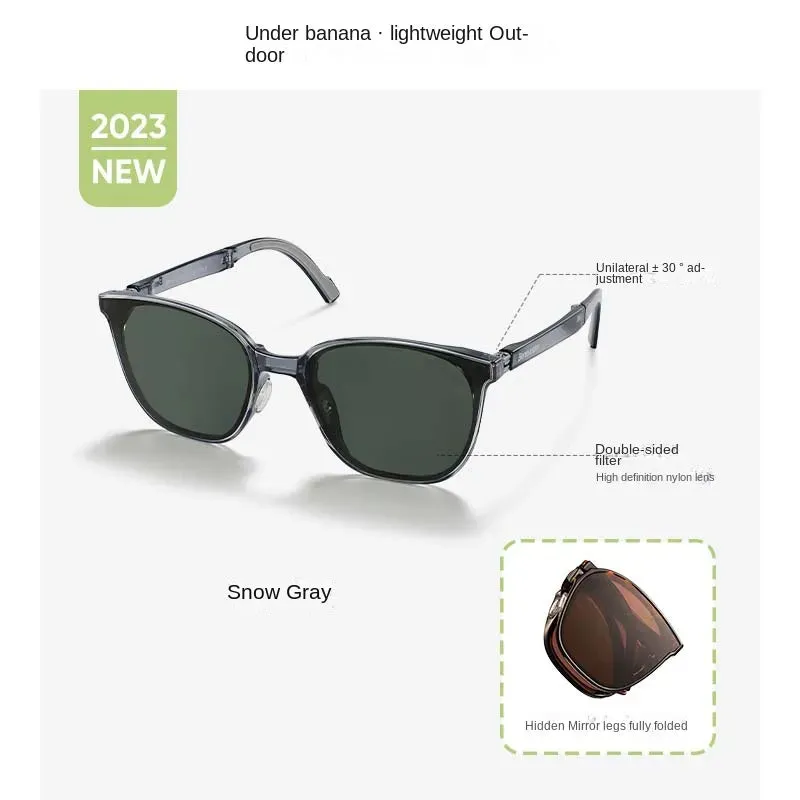 Sunglasses sun Shades Men's and Women's Fashionable UV Protection Foldable Driving shade Polarized unisex