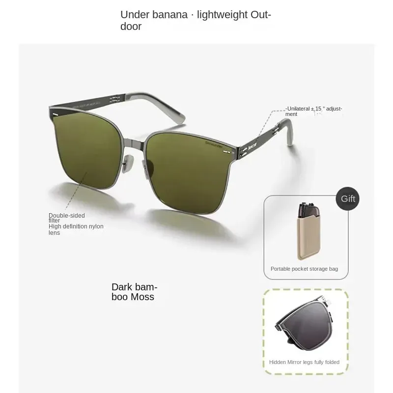 Sunglasses sun Shades Men's and Women's Fashionable UV Protection Foldable Driving shade Polarized unisex