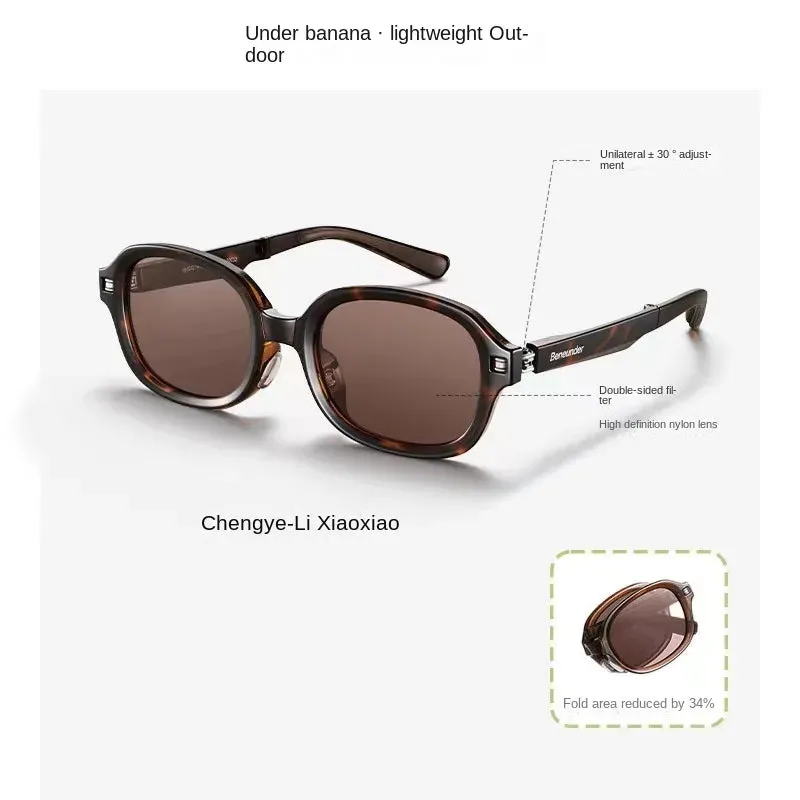 Sunglasses sun Shades Men's and Women's Fashionable UV Protection Foldable Driving shade Polarized unisex