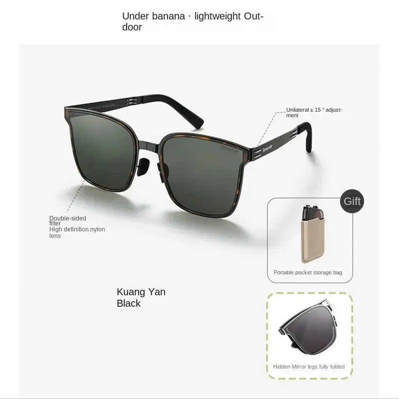 Sunglasses sun Shades Men's and Women's Fashionable UV Protection Foldable Driving shade Polarized unisex