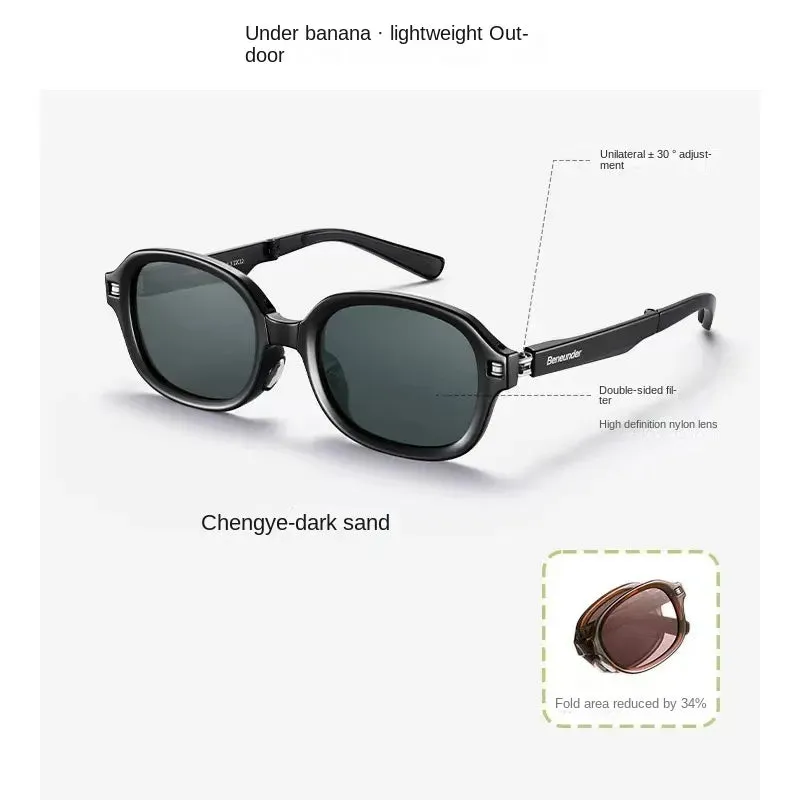 Sunglasses sun Shades Men's and Women's Fashionable UV Protection Foldable Driving shade Polarized unisex
