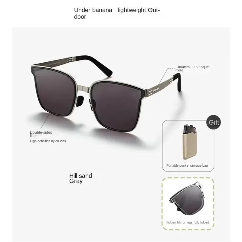 Sunglasses sun Shades Men's and Women's Fashionable UV Protection Foldable Driving shade Polarized unisex