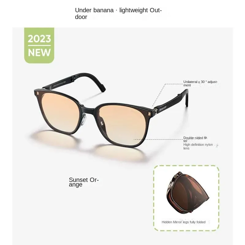 Sunglasses sun Shades Men's and Women's Fashionable UV Protection Foldable Driving shade Polarized unisex
