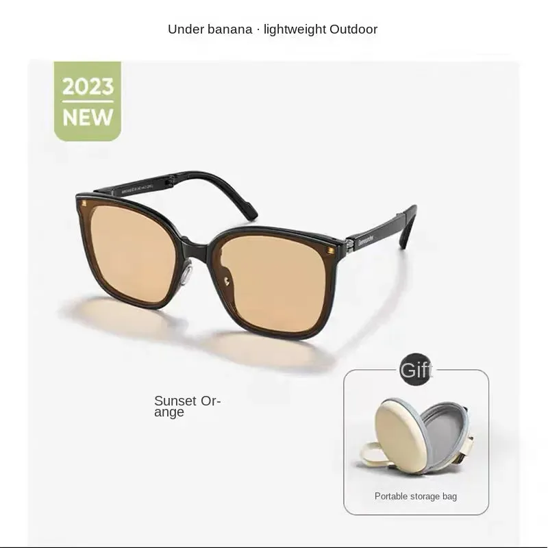 Sunglasses sun Shades Men's and Women's Fashionable UV Protection Foldable Driving shade Polarized unisex