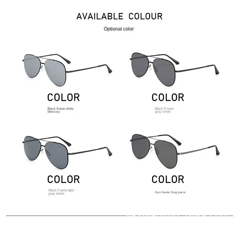 Sunglasses sun Shades Men's Ultralight Toad Pilot TikTok Nylon Polarized Driving Driving unisex