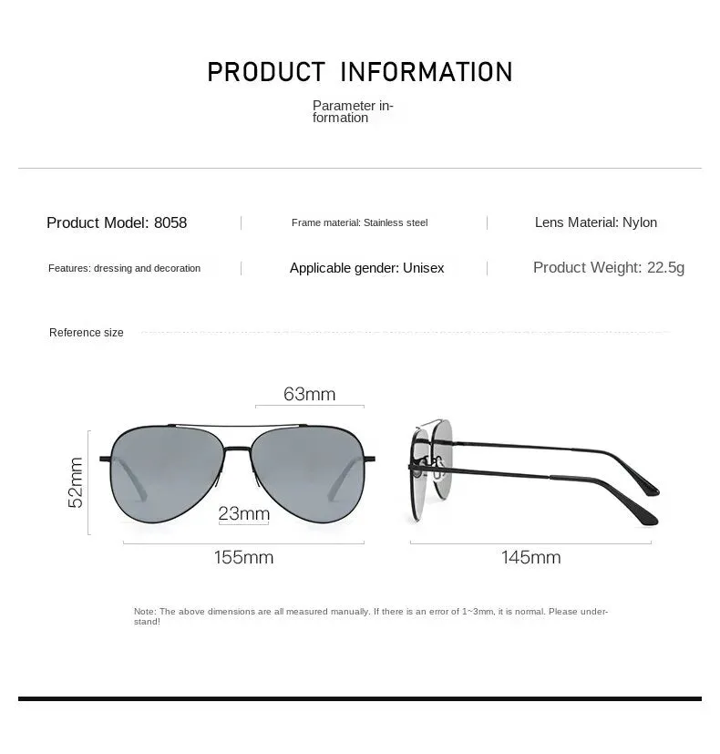 Sunglasses sun Shades Men's Ultralight Toad Pilot TikTok Nylon Polarized Driving Driving unisex