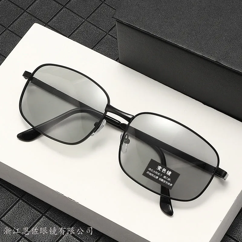 Sunglasses sun Shades Metal Men's Cool Color Changing Polarized UV Protection Driving for Fishing unisex