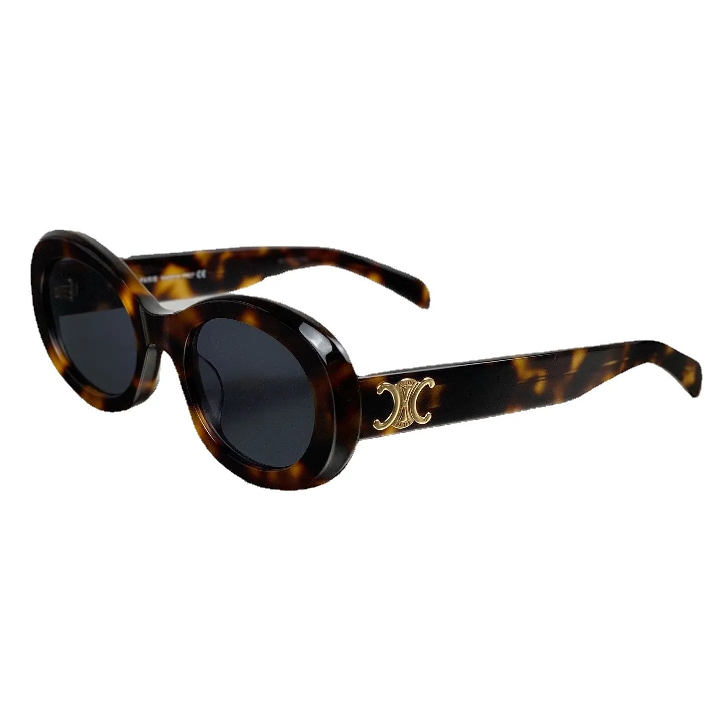 Sunglasses sun Shades Oval French Retro High Street White Cat Eye Women unisex
