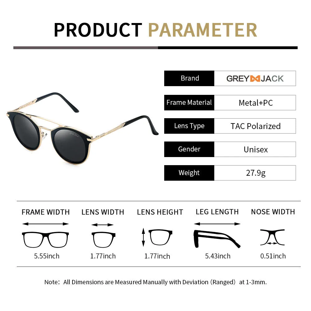 Vinatge Design Luxury Sunglasses Sun Glasses Polarized UV Protected 1607