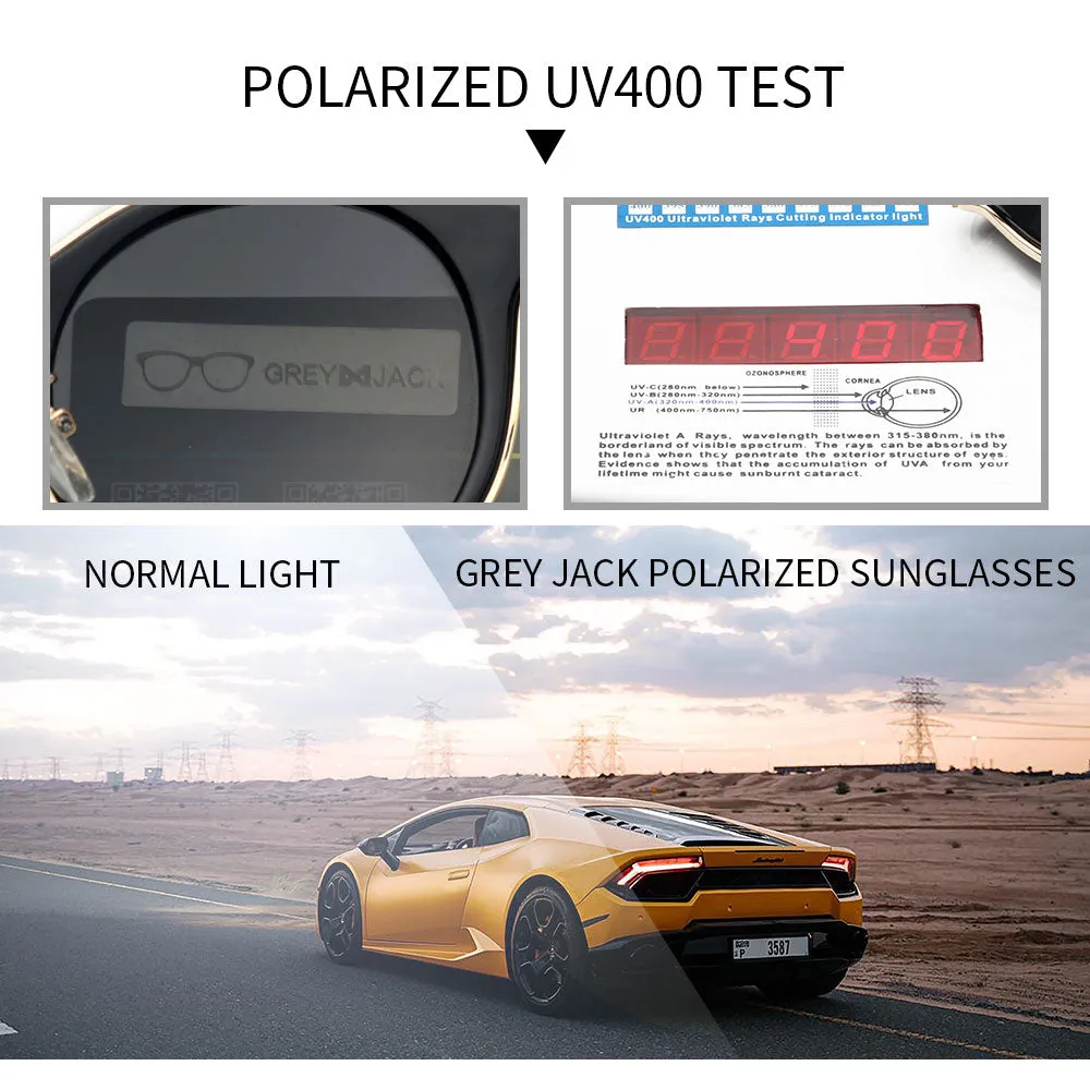 Vinatge Design Luxury Sunglasses Sun Glasses Polarized UV Protected 1607