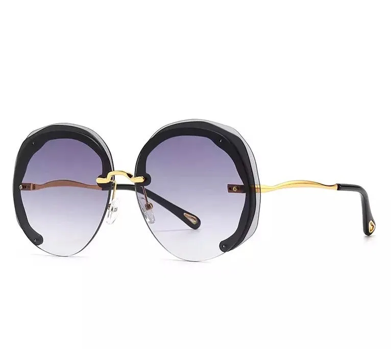 Vintage Oversized Round Sunglasses
