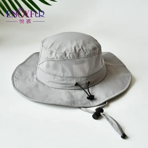 Waterproof Summer Kids Sun Hats Wide Brim