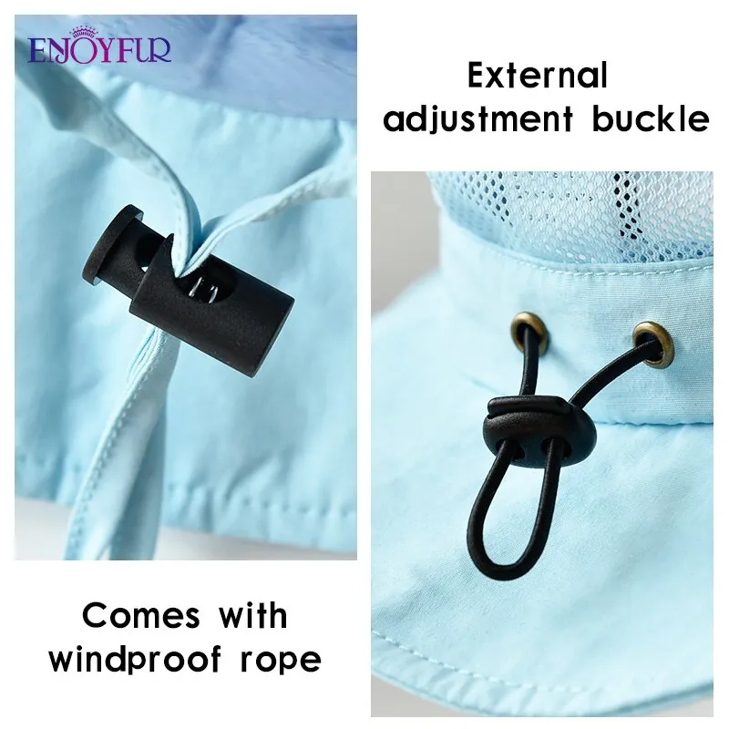 Waterproof Summer Kids Sun Hats Wide Brim