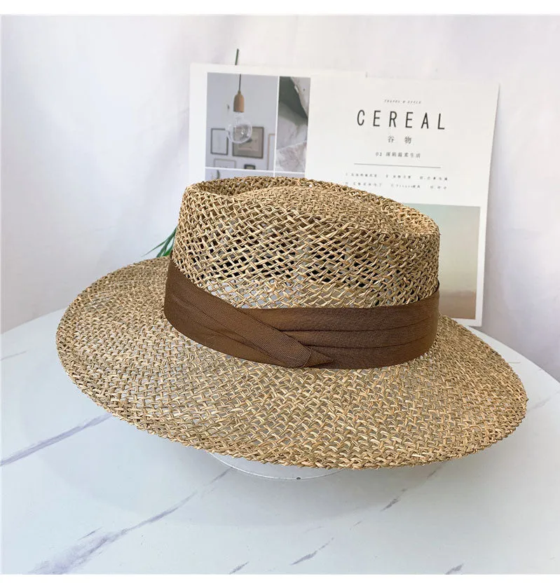 Wide Brim Seagrass Straw Hat