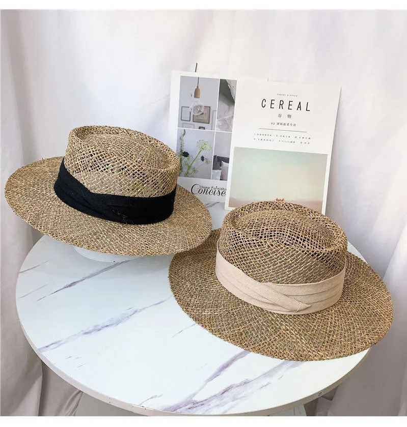 Wide Brim Seagrass Straw Hat