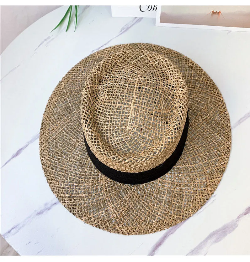 Wide Brim Seagrass Straw Hat