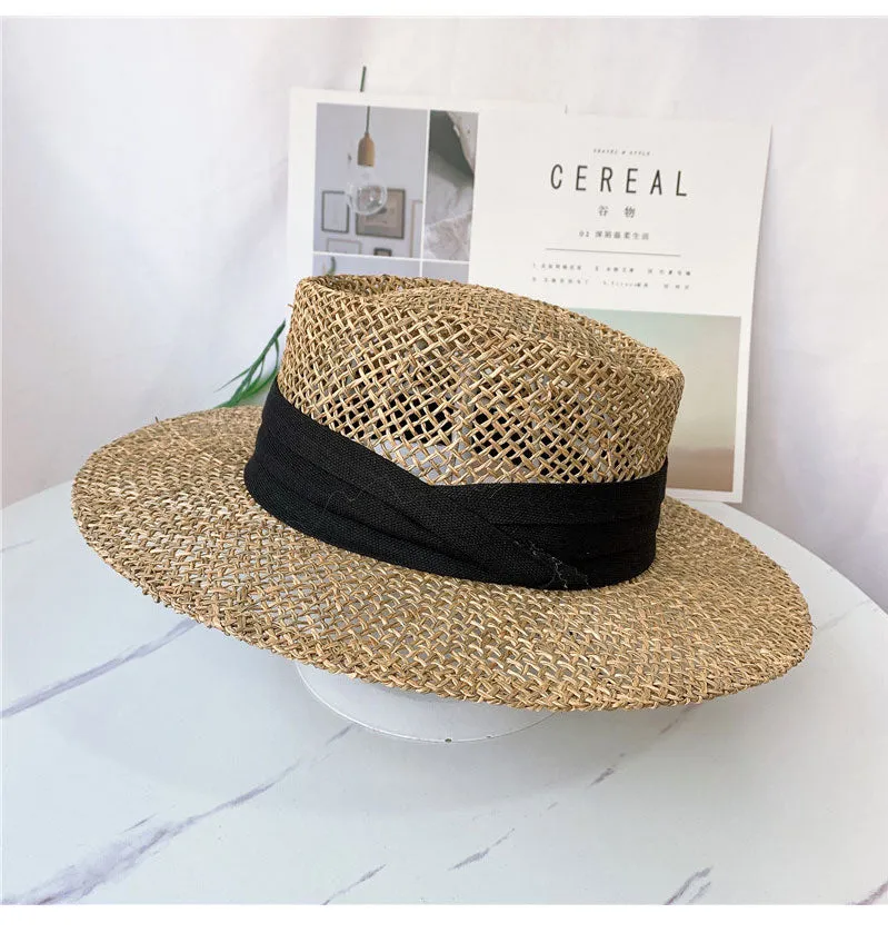 Wide Brim Seagrass Straw Hat