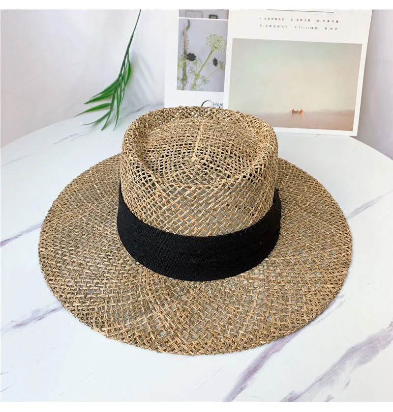 Wide Brim Seagrass Straw Hat