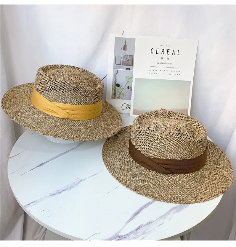 Wide Brim Seagrass Straw Hat