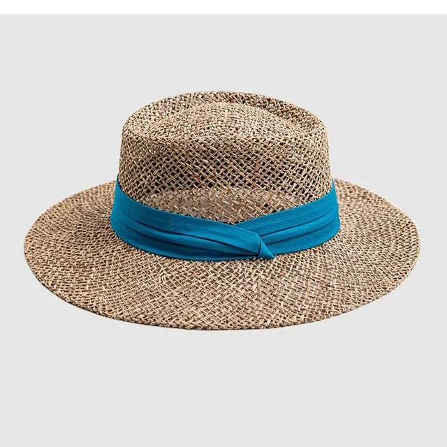 Wide Brim Seagrass Straw Hat