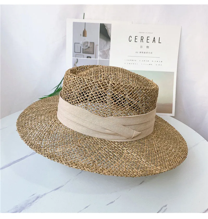 Wide Brim Seagrass Straw Hat