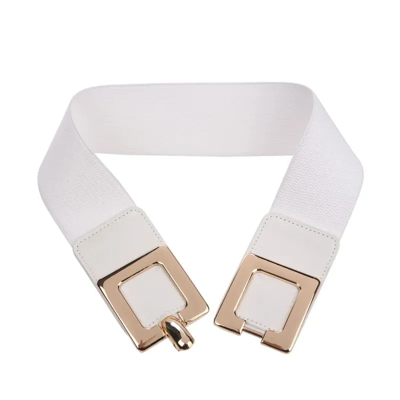 Wide Stretchy Elastic Cinch Belt