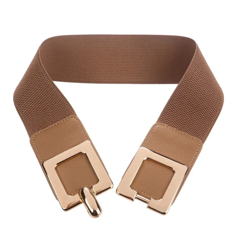 Wide Stretchy Elastic Cinch Belt