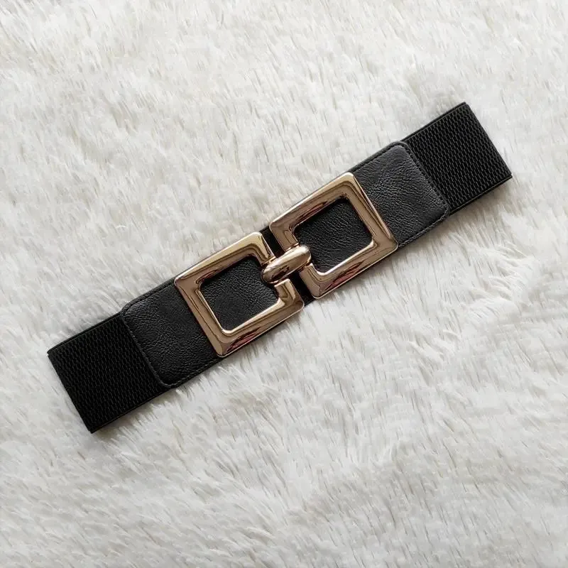 Wide Stretchy Elastic Cinch Belt