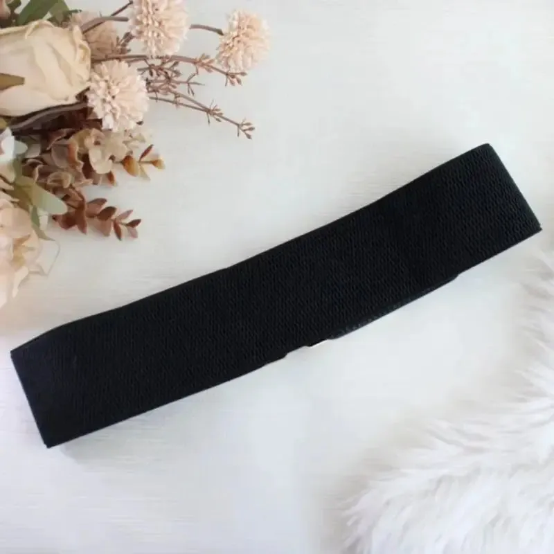 Wide Stretchy Elastic Cinch Belt