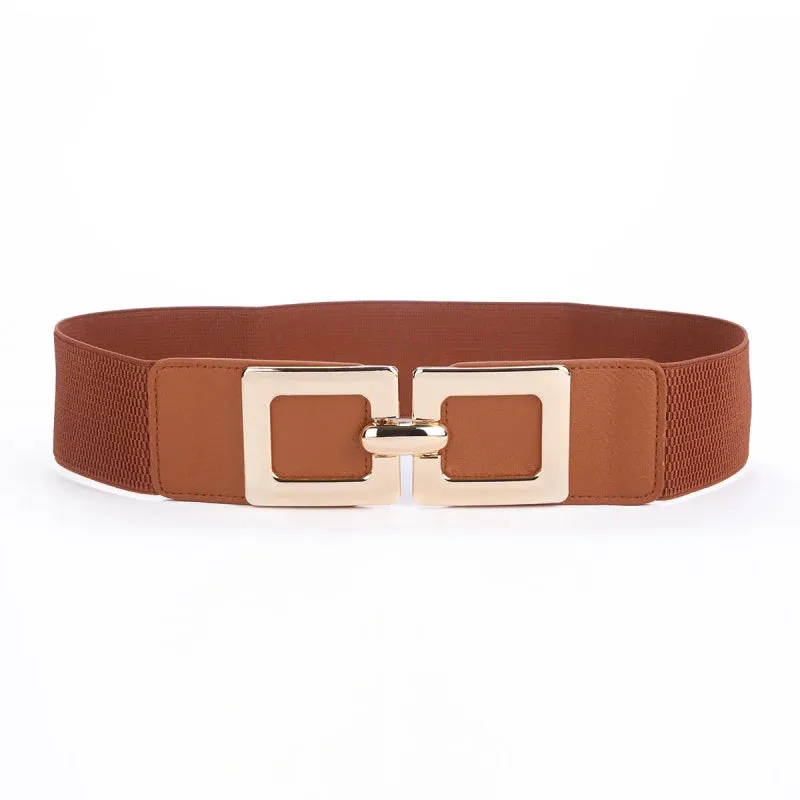 Wide Stretchy Elastic Cinch Belt
