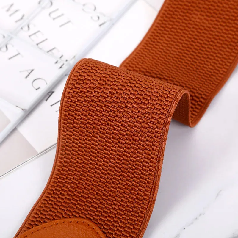 Wide Stretchy Elastic Cinch Belt